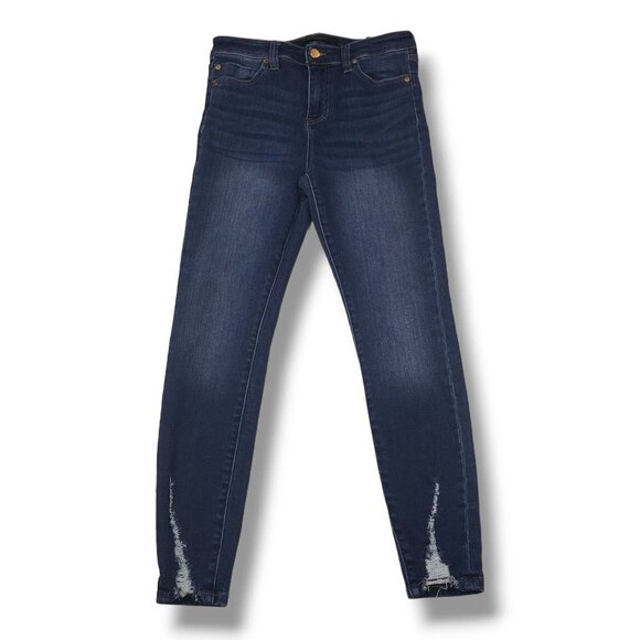 Liverpool High Rise Ankle Jeans Womens 4 Distressed Mid Rise - Picture 1 of 10